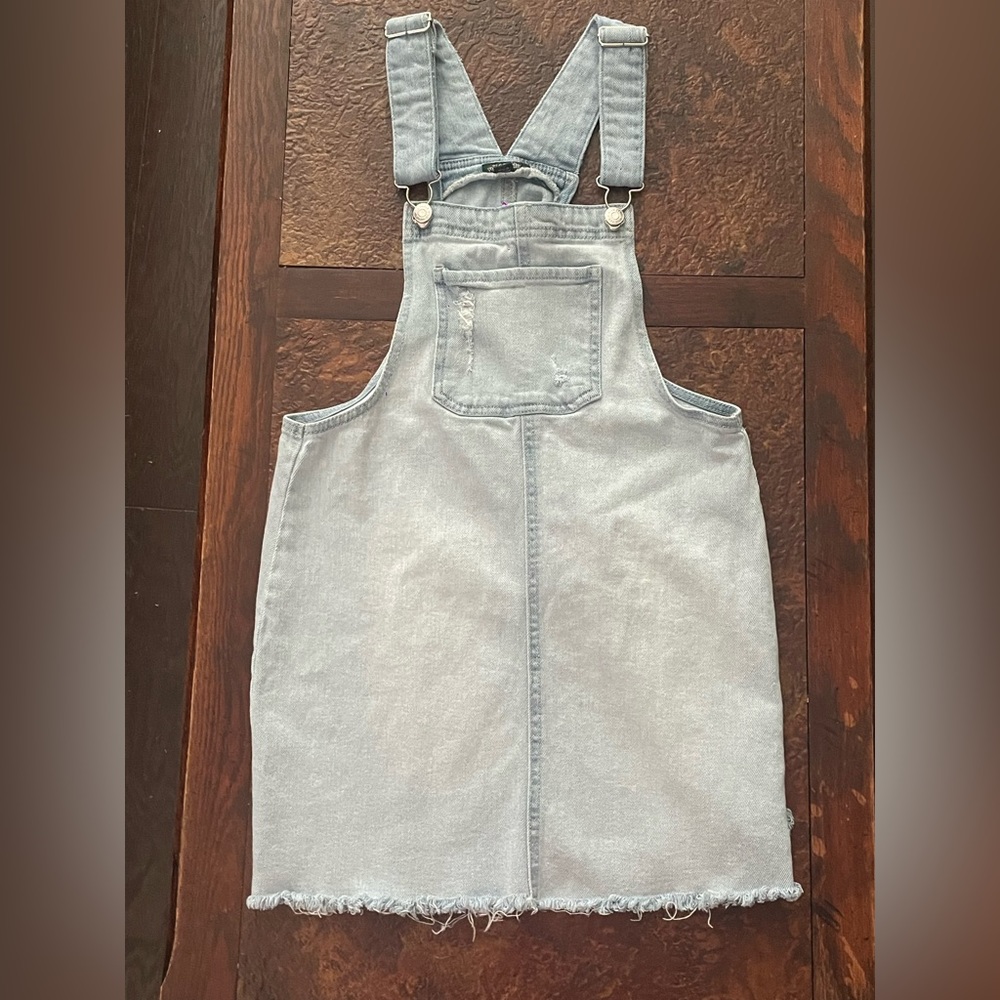 Denim Overall Skirt